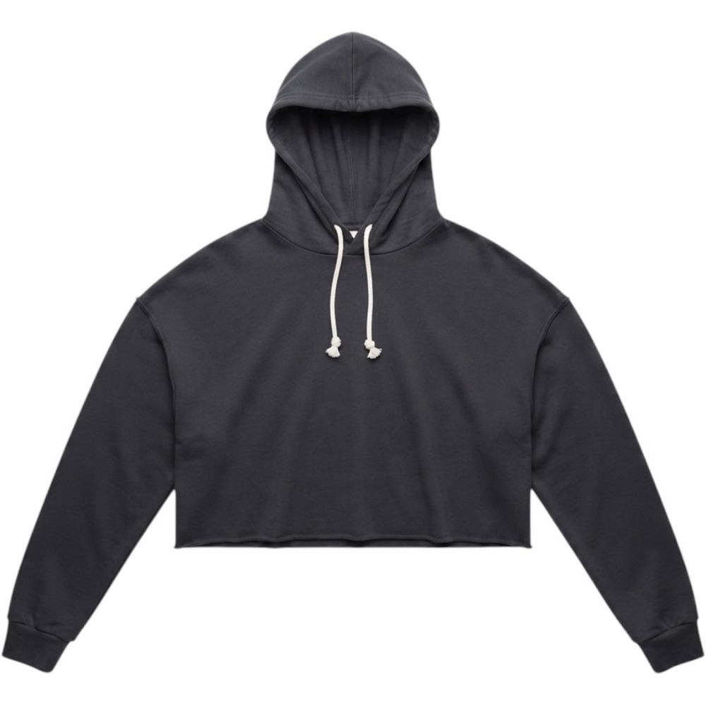 Revival Hoodie Womens Small Black Cropped Lightweight Oversized Pullover Stretch